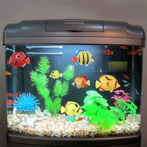 Realistic Fake Fish Aquarium .